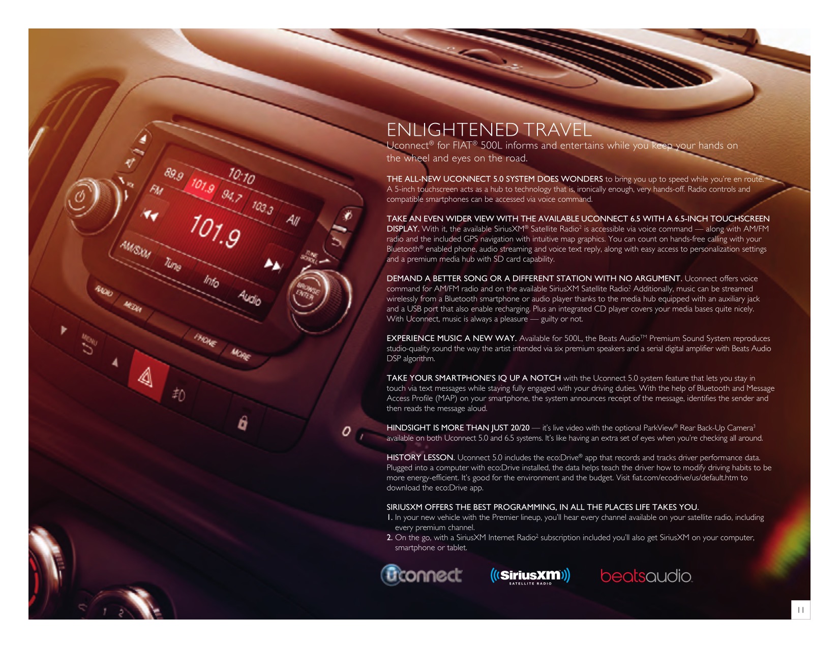 2013 Fiat 500L Brochure Page 15
